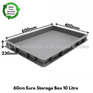 Heavy Duty Stacking Euro Box 60cm 10 Litre